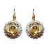 Auskari "Apžilbinošs Mirdzums III (Golden Shadow)" ar Swarovski™ kristāliem